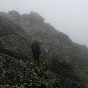 Bouřka na vrcholu Štrbské Solisko (2.9.2017 17:25)