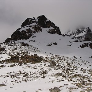Jar Faldy on the summit of Zlomisková veža (15.3.2012 15:15)