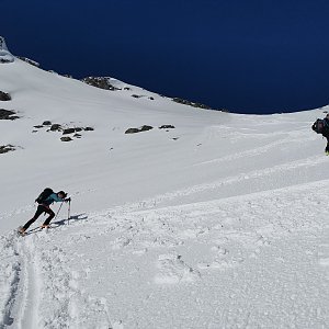 Martin Horáček na vrcholu Svišťový štít (12.2.2022 13:44)