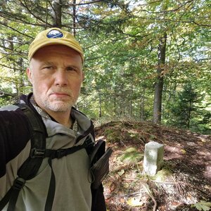 Rastislav Biarinec on the summit of Oselná (14.10.2024 13:07)