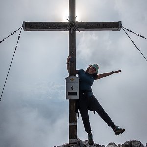Ivetast on the summit of Schönegg (26.8.2019 17:30)