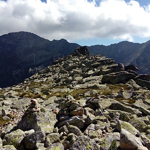 Jozef Farkaš on the summit of Strelecká veža (29.7.2017 15:22)