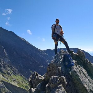 Pavel Svoboda on the summit of Žltá stena (30.7.2024 10:09)