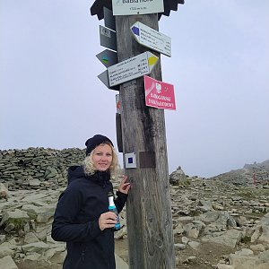 Kačička na vrcholu Babia hora (27.9.2021 9:24)