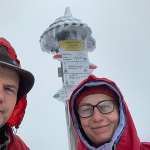 Kamila  Petrová na vrcholu Babia hora (5.10.2019 14:10)