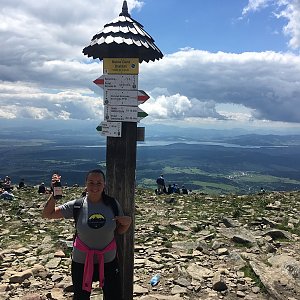 Veronika Pastorková na vrcholu Babia hora (17.6.2018 11:52)
