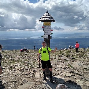 Petr Bartoň na vrcholu Babia hora (17.6.2018 11:17)