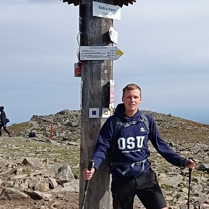 Michal Dimun na vrcholu Babia hora (5.10.2020 12:09)