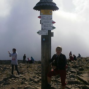 Hanka na vrcholu Babia hora (20.10.2018 12:52)