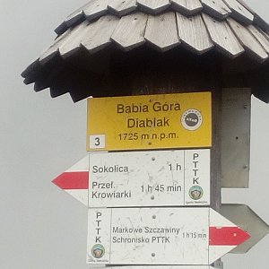 Martin Holuša na vrcholu Babia hora (22.7.2018 12:30)