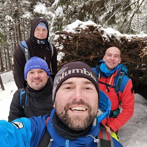 Martin BP Pastorek na vrcholu Babia hora (9.1.2021 11:00)