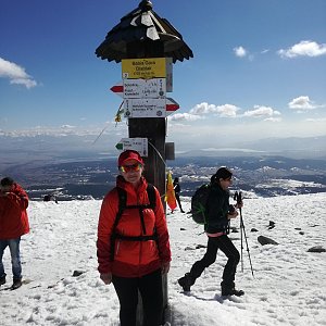 dana na vrcholu Babia hora (23.3.2019 13:01)