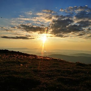 Tom Vachala na vrcholu Babia hora (6.7.2021 19:30)