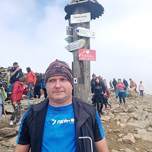 Michael na vrcholu Babia hora (25.8.2021 12:59)