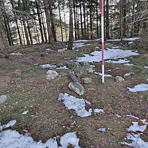 Pavel Martínek na vrcholu Holubník (20.2.2021 15:34)