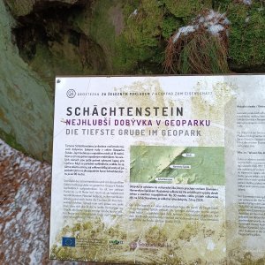 Václav Toth on the summit of Schachtstein (1.1.2025 14:03)