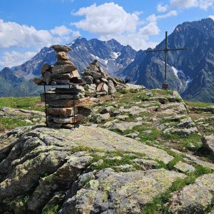 Radim on the summit of Brandkogel (13.8.2025)