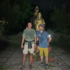Jan Matiášek on the summit of Halchok Danda (4.9.2024 22:14)