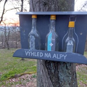 Mykas on the summit of Tuhošť (26.3.2024 18:31)