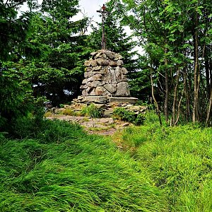 lubob na vrcholu Kněhyně (24.7.2015 13:30)