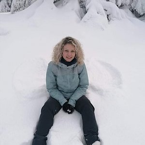 Kačička na vrcholu Kněhyně (10.1.2021 12:00)
