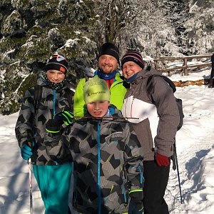 trefi.s na vrcholu Kněhyně (10.1.2021 12:30)