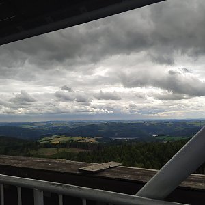 Monika Moudrá na vrcholu Horní les (10.7.2022 15:36)