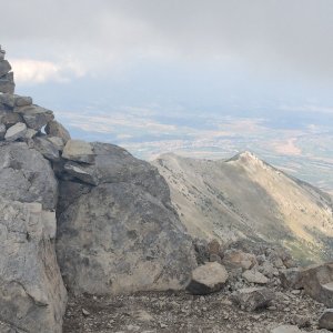 Vratislav Sejkora on the summit of Banski Suhodol 2 (16.8.2023 13:23)