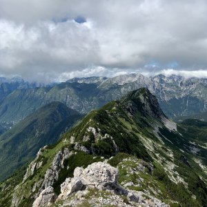 Jan Drabina on the summit of Velika Baba (4.8.2020 15:01)