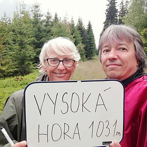 Jana a Pavel Kasaničovi on the summit of Vysoká hora (11.7.2022 12:15)