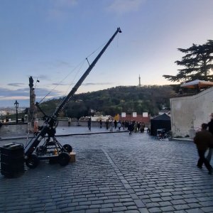 Ondřej Garaj on the summit of Prague Castle (12.11.2023 16:30)