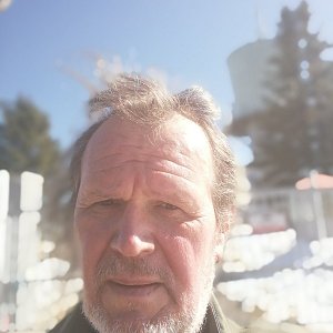 Martin Mičulka na vrcholu Dyleň (12.3.2022 11:56)