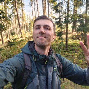 Jiří Králík on the summit of Píckov (1.10.2026 17:10)