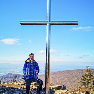 Jiří Králík on the summit of Vtáčnik (30.4.2023 16:43)