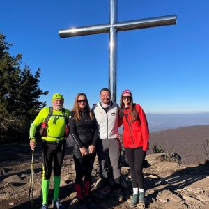 Nika K on the summit of Vtáčnik (10.11.2024 13:29)
