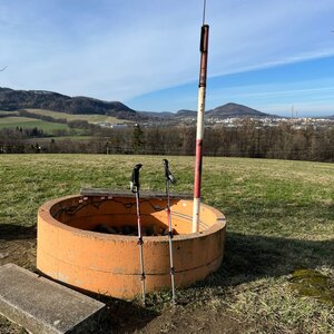 Radka D na vrcholu Kabuďův vrch (25.2.2024 9:15)