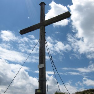 Michal on the summit of Hirschkopf (24.5.2020 13:48)