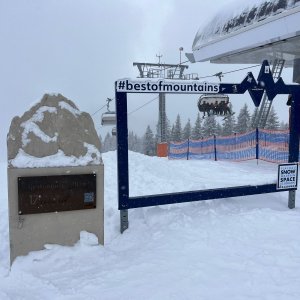 Betička on the summit of Grafenberg (15.2.2026 12:13)