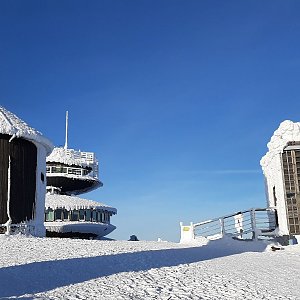 Petra S. on the summit of Sněžka (22.12.2021 14:04)