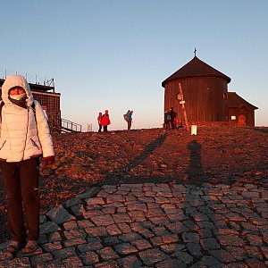 kimonako na vrcholu Sněžka (6.5.2018 4:26)