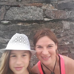 Štěpánka na vrcholu Sněžka (28.7.2018 13:00)
