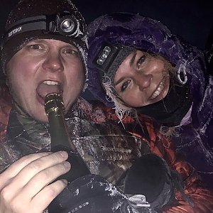 Stanislav Jahoda na vrcholu Sněžka (31.12.2019 23:56)