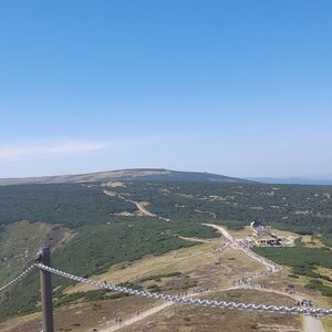 Vojta on the summit of Sněžka (15.8.2023 14:25)