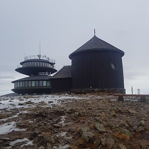Ondřej M. na vrcholu Sněžka (23.12.2020 8:00)