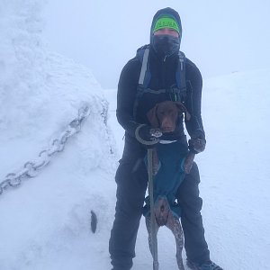 Jan Pova na vrcholu Sněžka (25.1.2019 12:00)