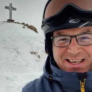 Josef Trajer na vrcholu Hauser Kaibling (23.2.2025 10:57)