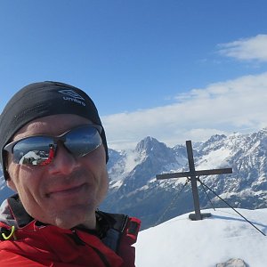 Divočák on the summit of Kleiner Priel (24.9.2017 11:20)