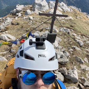 Jakub Fabry on the summit of Kleiner Priel (10.5.2026 11:00)