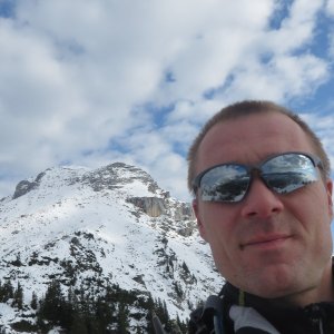 Divočák on the summit of Kessenspitz (24.9.2017 9:27)