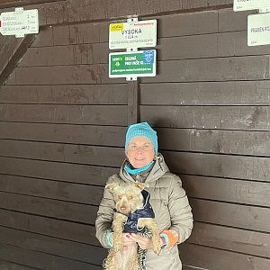 Magda na vrcholu Vysoká (2.1.2022 12:04)